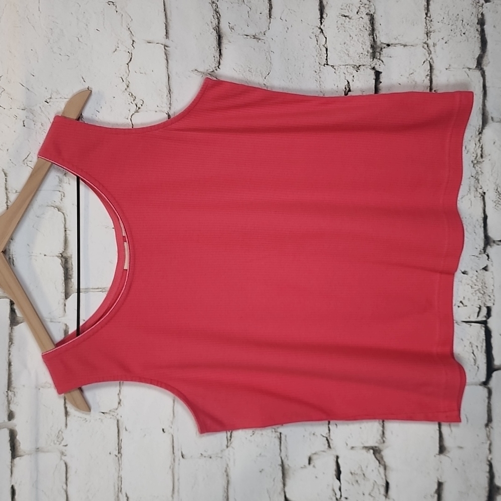 SUMMER Pink Ribbed Shell/Tank